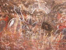 Ayers Rock (Uluru), peintures rupestres
