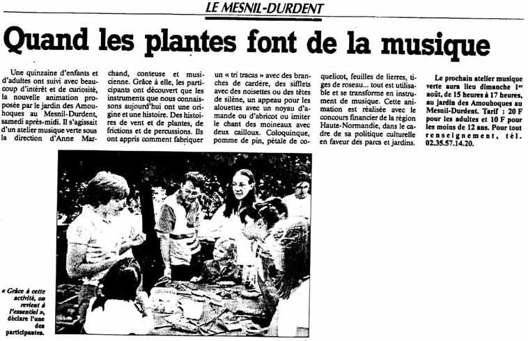 Quand les plantes font de la musique