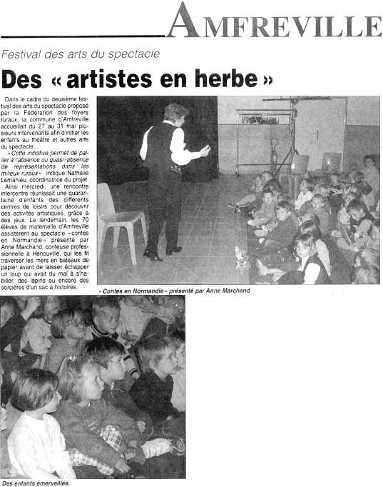 Des artistes en herbe